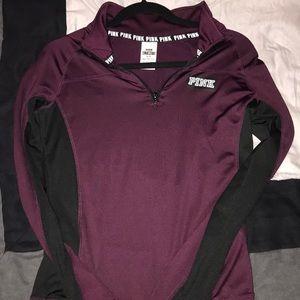 PINK ULTIMATE quarter zip